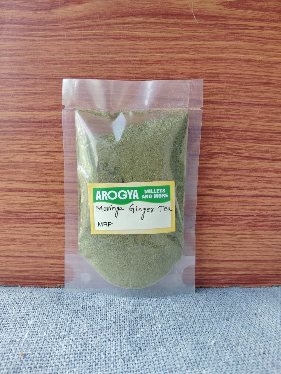 Moringa Ginger Green Tea – 25 Tea Bags (3g Each)